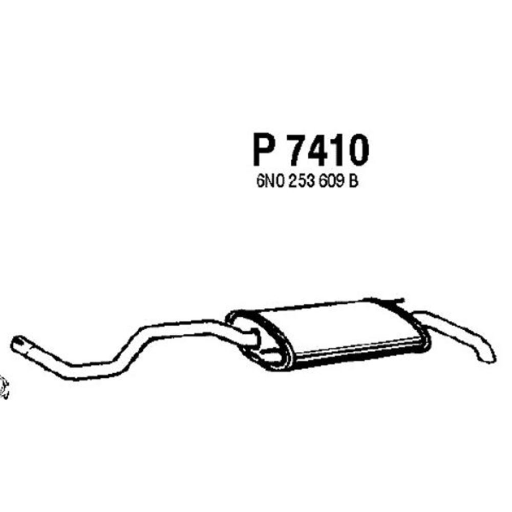 Takaäänenvaimentaja 14-7428