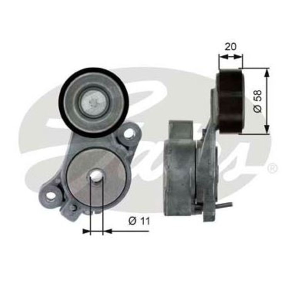 Spännrulle, multiribbrem 30-0892