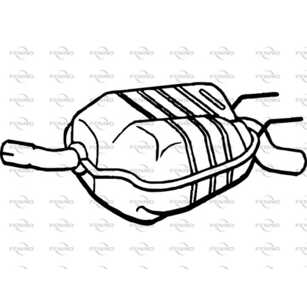 Takaäänenvaimentaja 14-01027