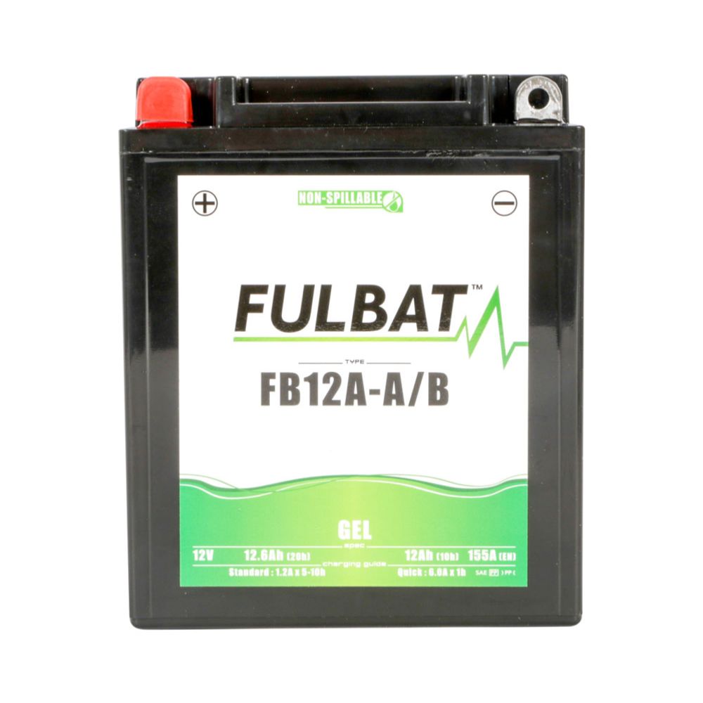 Fulbat GEL-akku 12 V 12,6 Ah "FB12A-A" (P134 x L80 x K160 mm)