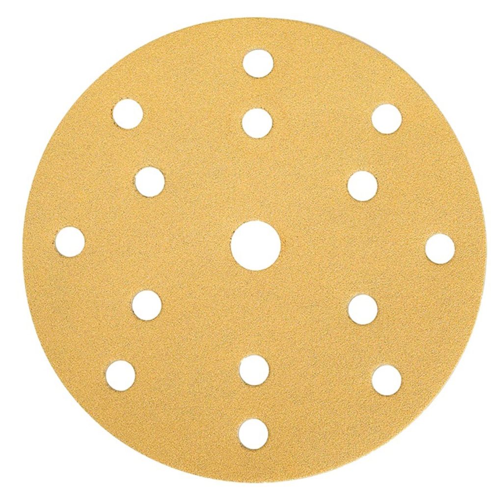 Mirka Gold sliprondell kardborrefäste P120 150 mm 25 st