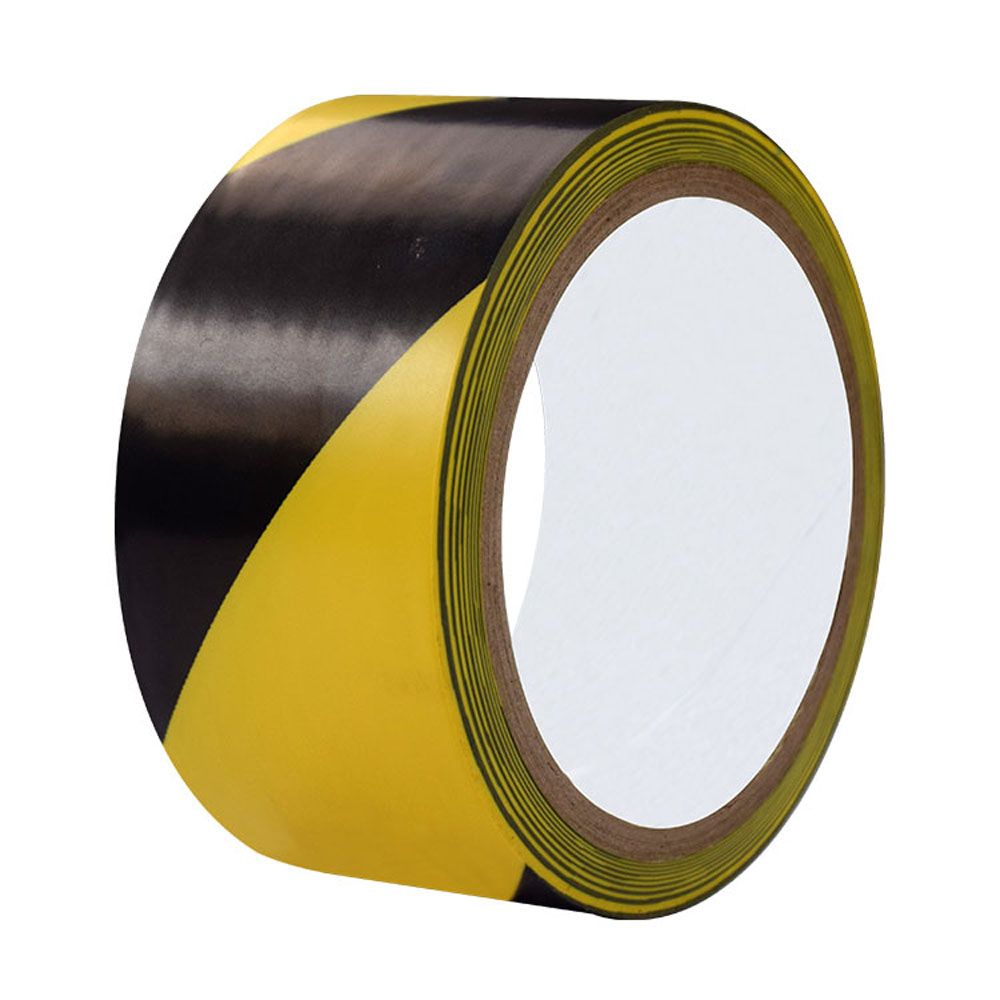 SafeMate varoitusteippi kelta-musta 50 mm x 30 m