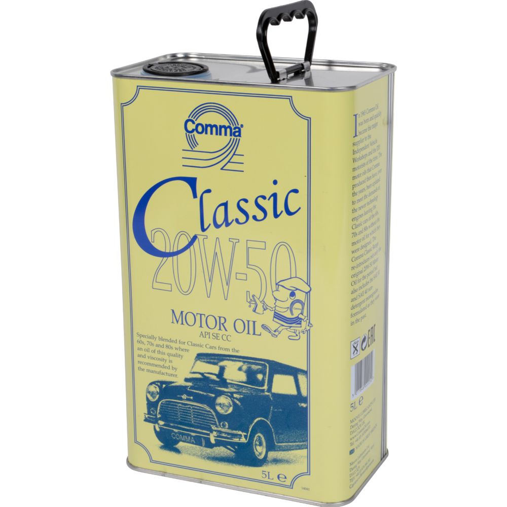 British Classic Motor Oil 20W-50 5 l moottoriöljy