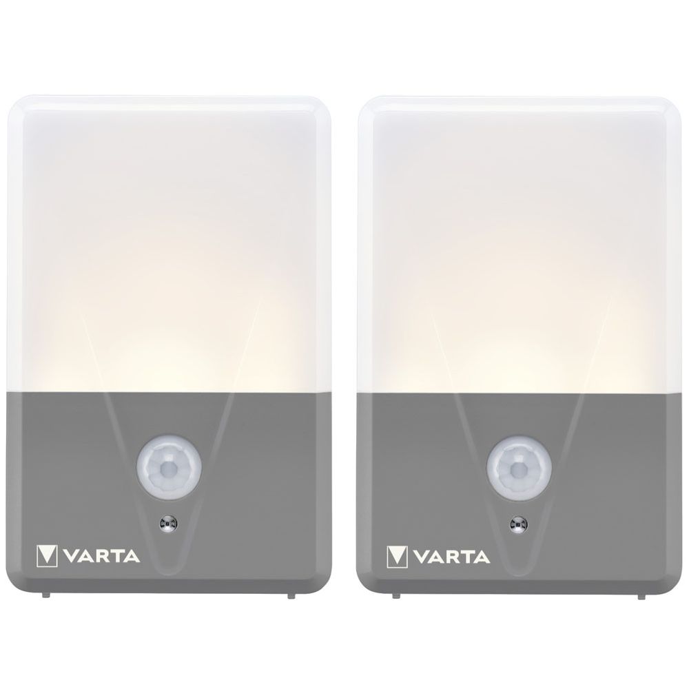 VARTA nattlampa med rörelsevakt utomhus IP44 2 st.