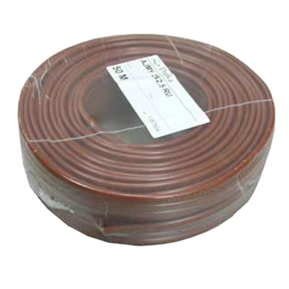 Aurinkopaneelin kaapeli 2x2,5mm2 ruskea 50m