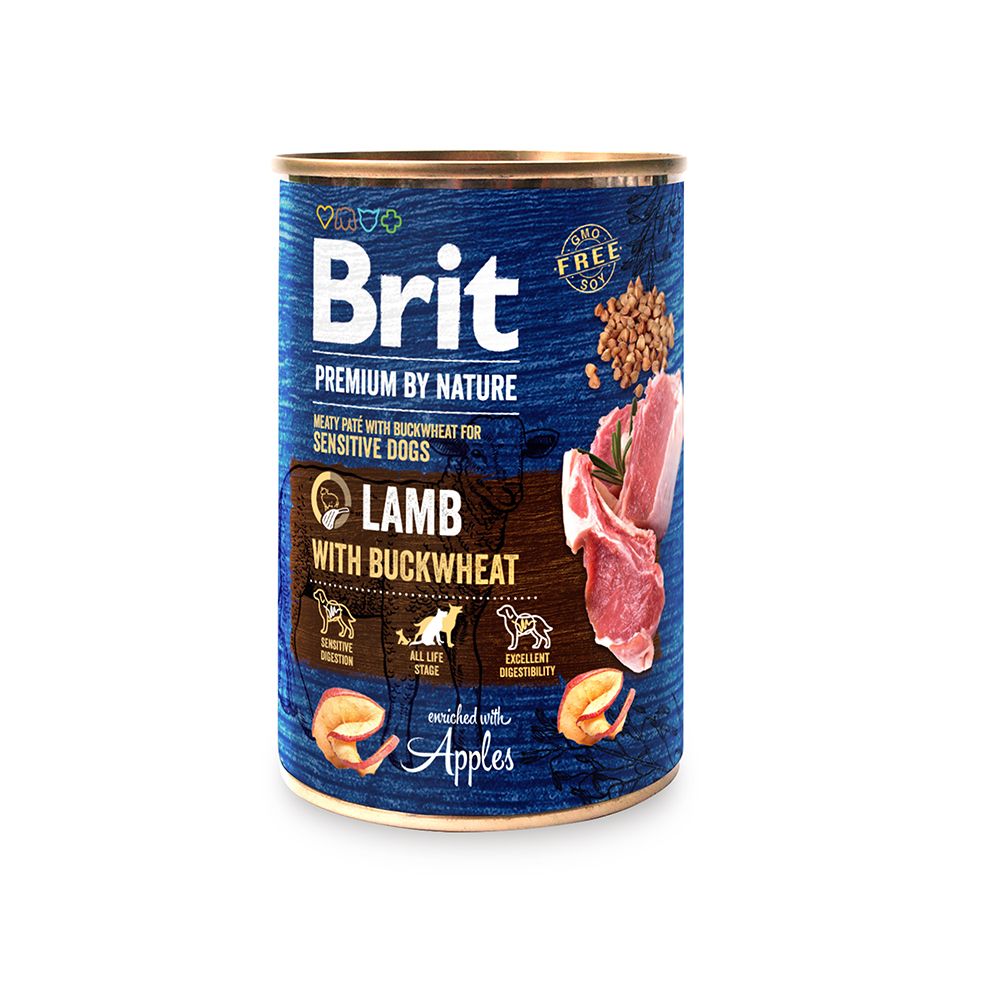 Brit Premium by Nature lammas-tattari 400 g
