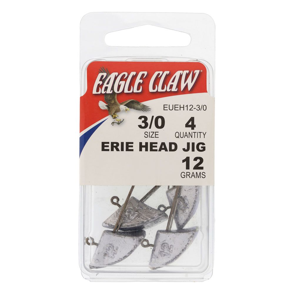 Eagle Claw Erie jigipea, 4 tk