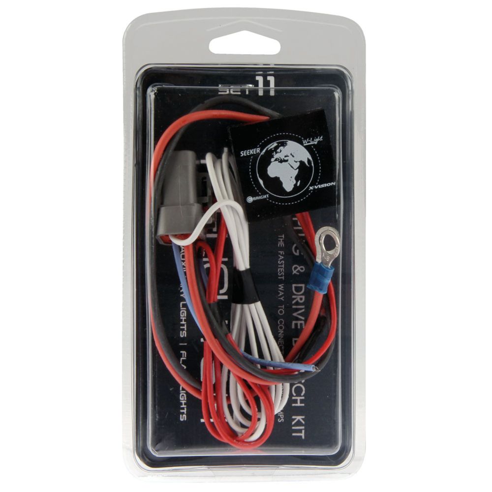 Plug&Drive kabelsats för extraljus 1 x 4-pol DTP SET11 12/24V