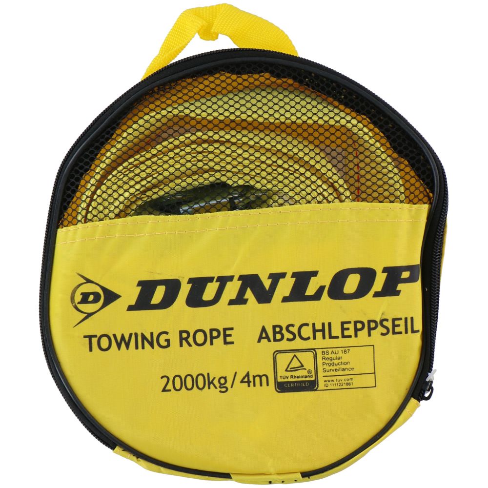 Dunlop hinausköysi koukuilla 2000 kg 50 mm x 4 m