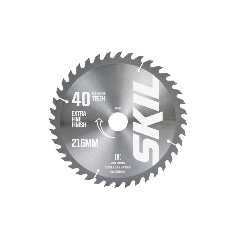 Skil sirkkelinterä 40 hammasta 216 mm