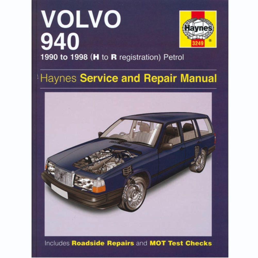 Korjausopas Volvo 940 englanninkielinen
