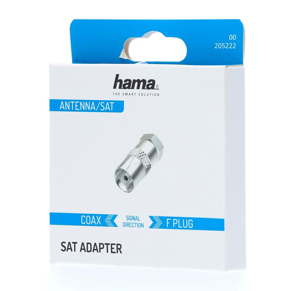 Hama antenniliitmik Coax emane - F-liitmik isane
