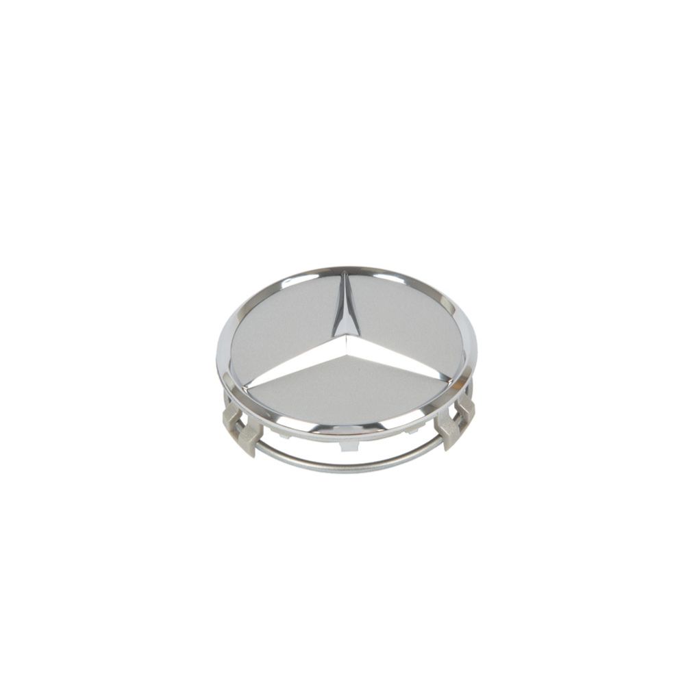 Veljekapsel Mercedes (kroom/titaan) Ø75mm originaal