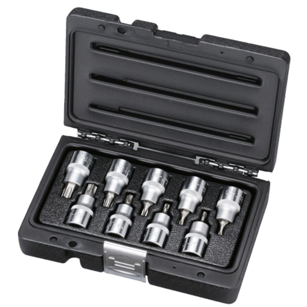 MTX Tools torx kruviotsikud T20-T60 1/2" 9 osa