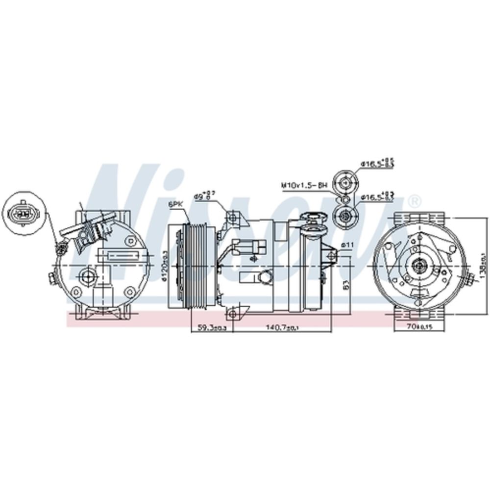Ilmastointilaitteen kompressori 30-8172