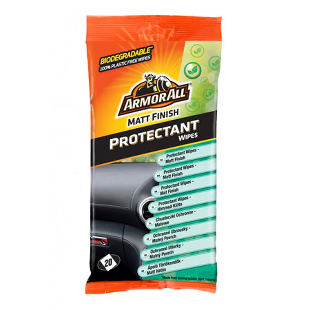 Armor All armatuurlaua puhastuslapid, matt läige, 20 tk