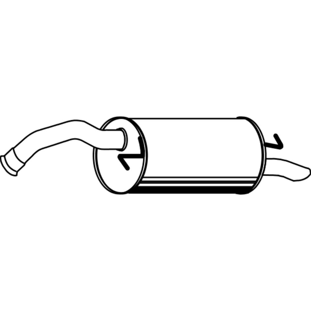 Takaäänenvaimentaja 14-6753