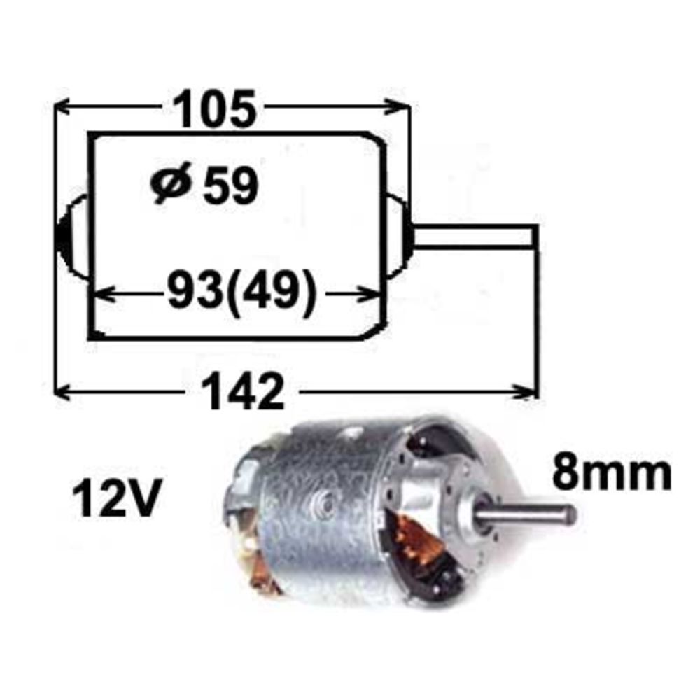Sähkömoottori, sisätilapuhallin 13-1734