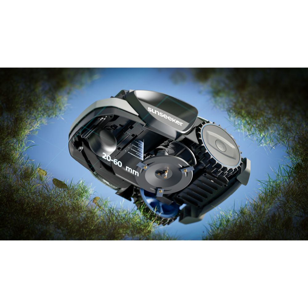 Sunseeker V3 Plus (1 000 m²) robotgräsklippare 3D-kameror + AI