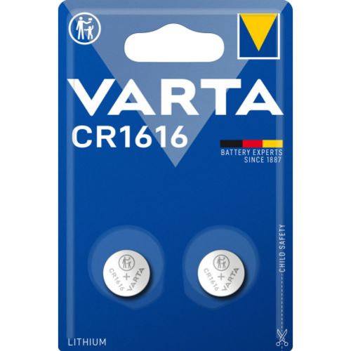 VARTA CR1616 nappiparisto, 2 kpl | Motonet Oy