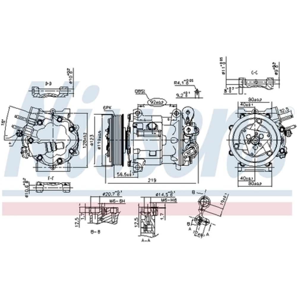 Ilmastointilaitteen kompressori 30-00219