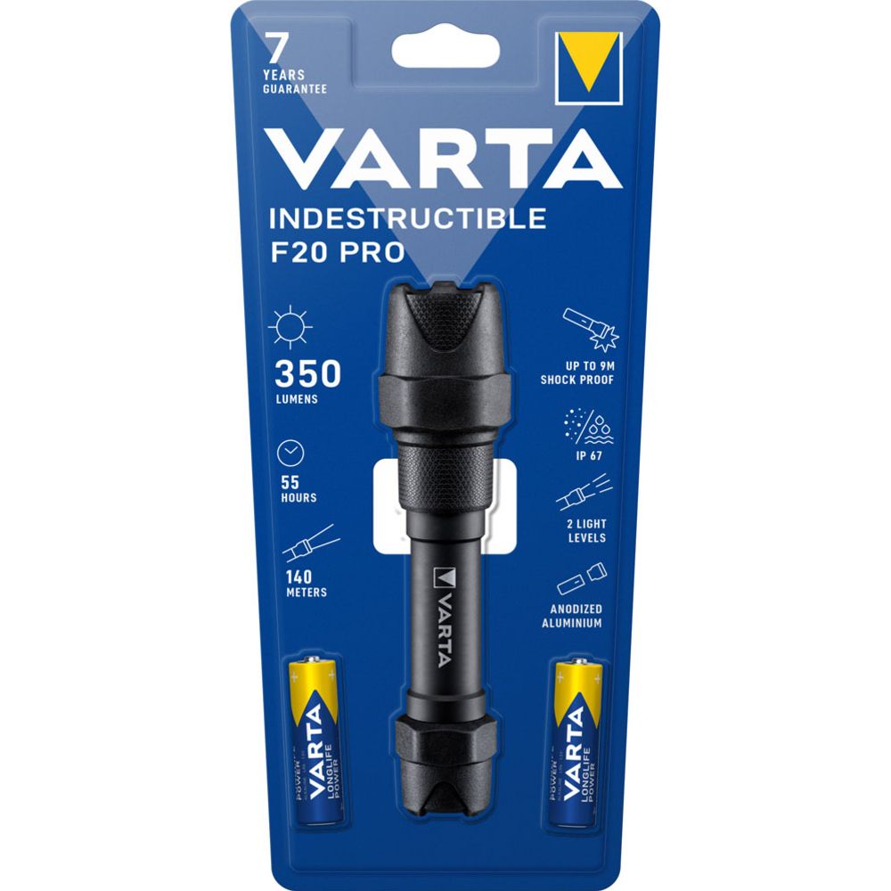 VARTA Indestructible F20 Pro taskulamppu 350 lm