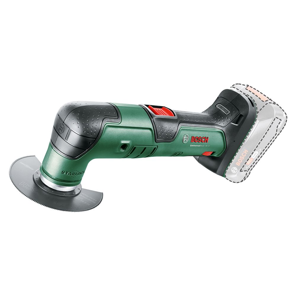 Bosch UniversalMulti 18V-32 akumultitööriist, 18 V Solo