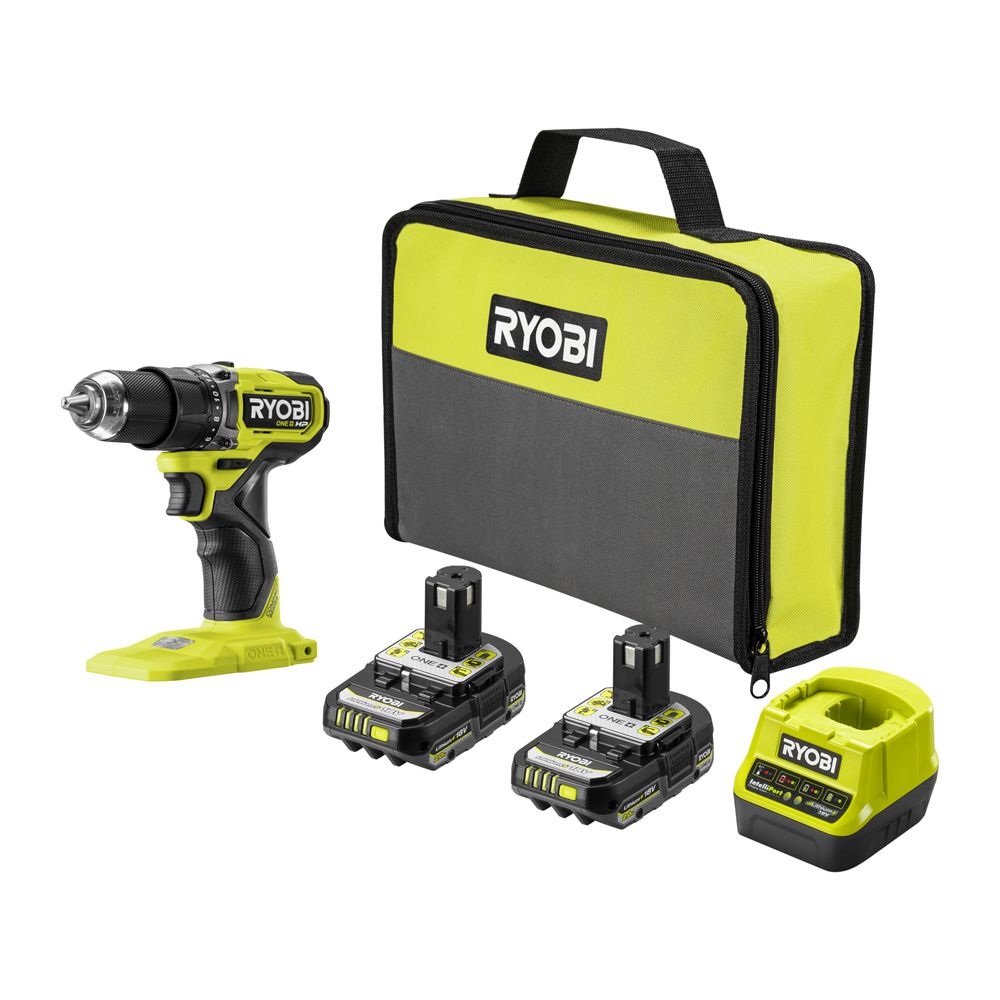 Ryobi Sladdlös Borrmaskin RDD18C1 2 x 2.0 Ah