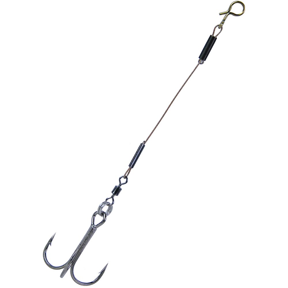 K.P Baits lisäkoukku leikarilla 12 kg 4 cm #8 2 kpl