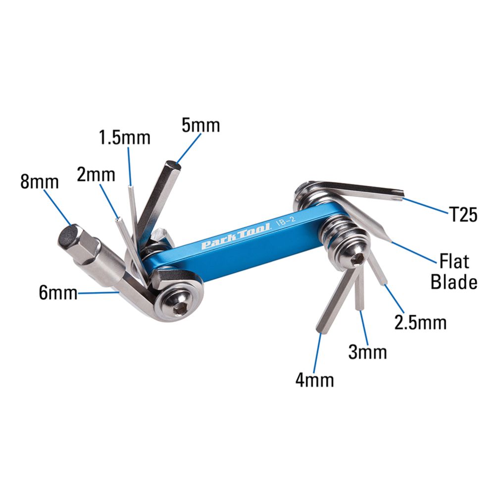 Park Tool IB-2 minityökalu 10 toimintoa