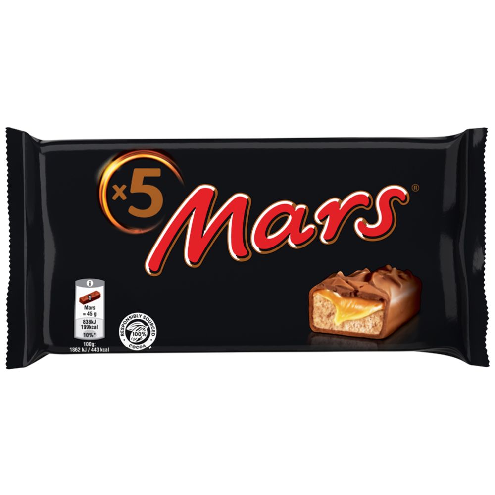 Mars suklaapatukka monipakkaus 5 x 45g