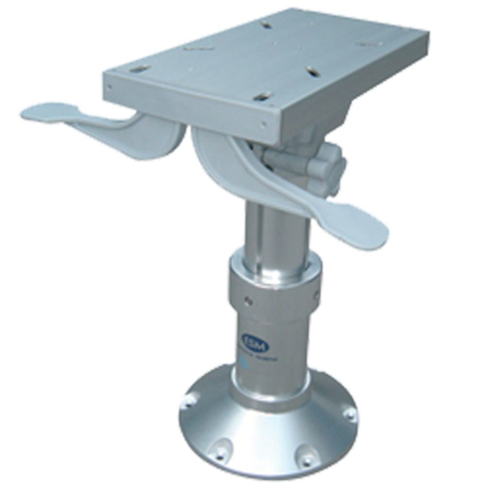 Marinvent båtsitsstativ med gasdämpning och glidmekanism