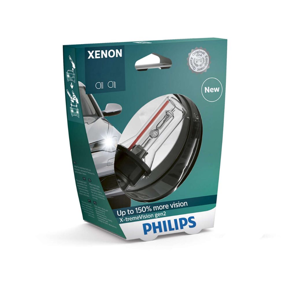 Philips X-tremeVision gen2 Xenon-D2R 85V/35W +150%
