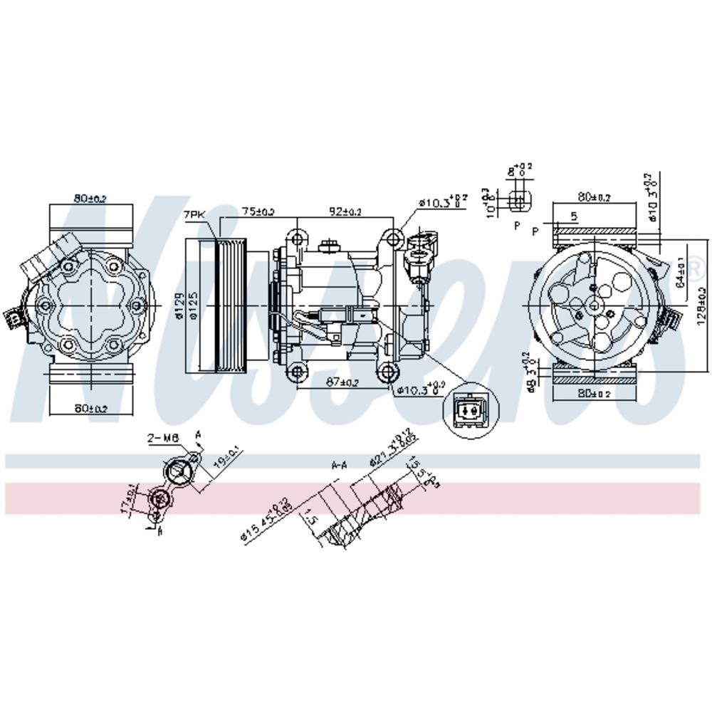 Ilmastointilaitteen kompressori 30-00435