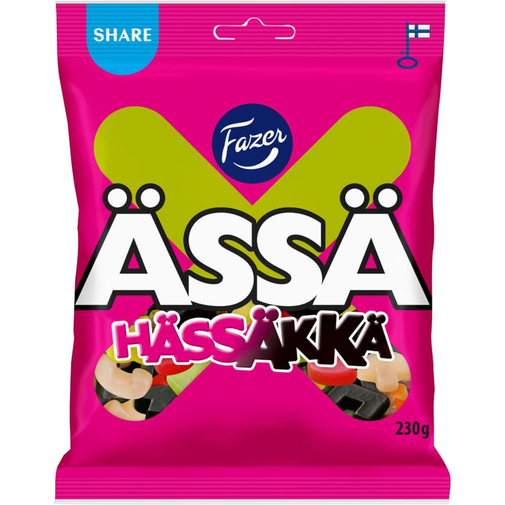 Fazer Ässä Hässäkkä karkkipussi 230 g