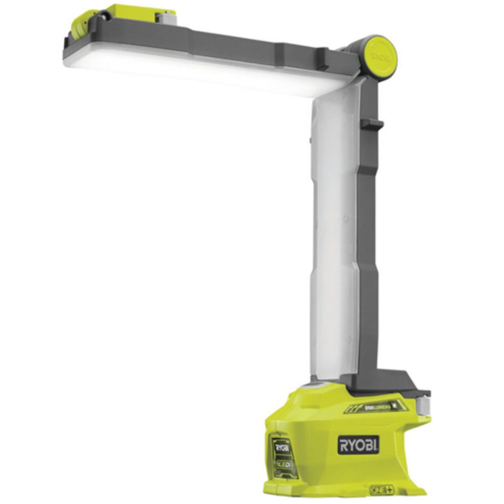 Ryobi ONE+ R18ALF-0 akutoitega LED-töövalgusti, 850 lm, korpus