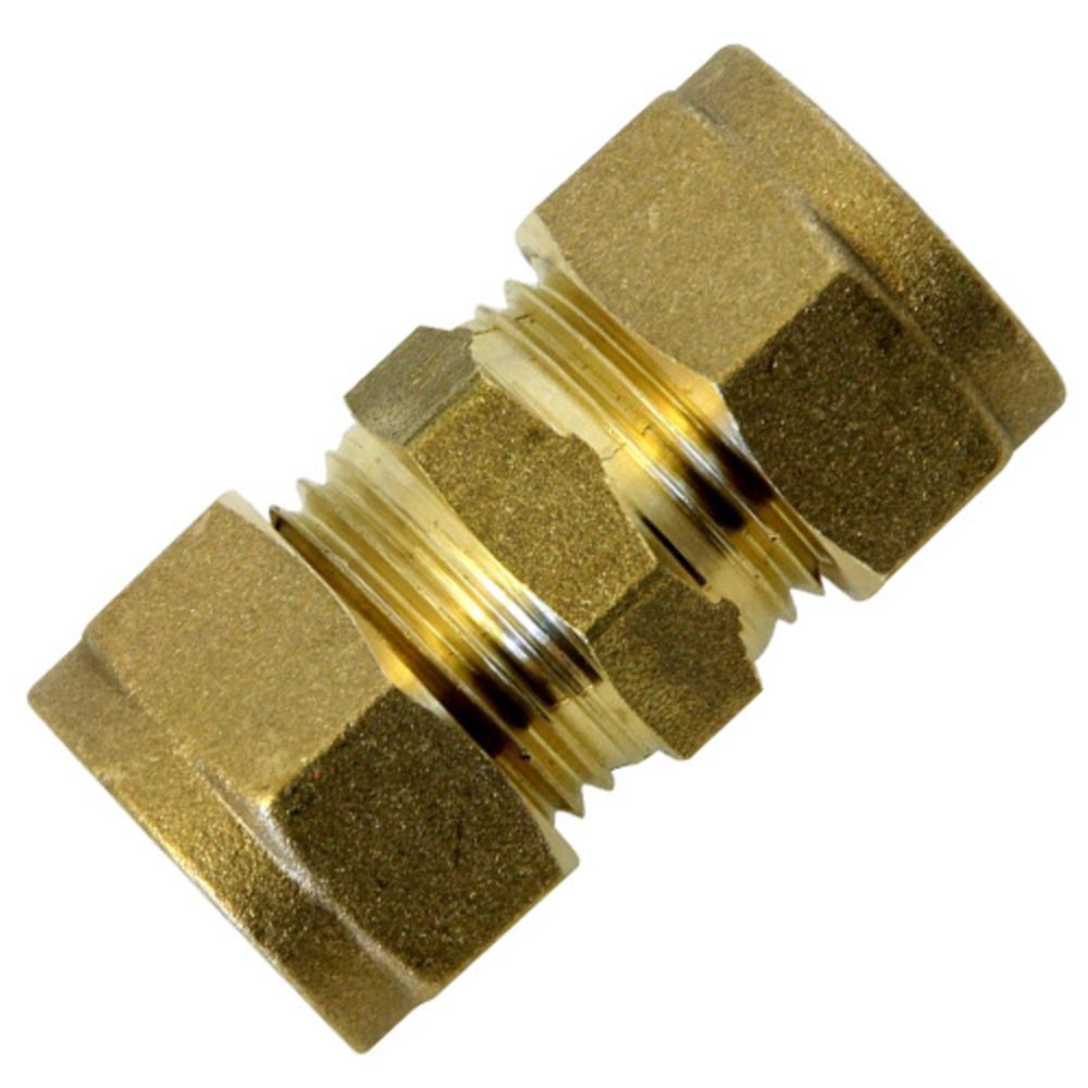 Puserrusliitin suora 10 mm - 10 mm