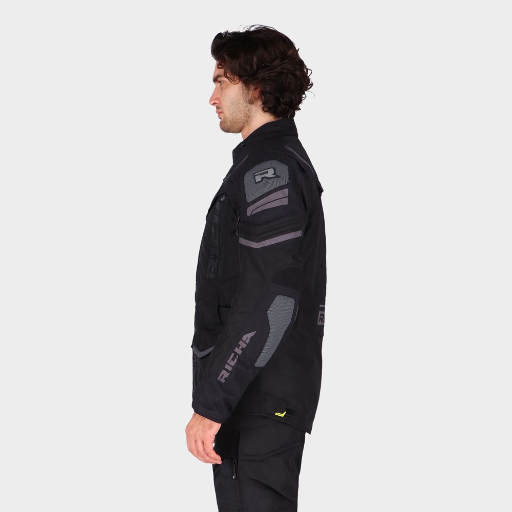Richa Infinity 2 Adventure MC-jacka svart