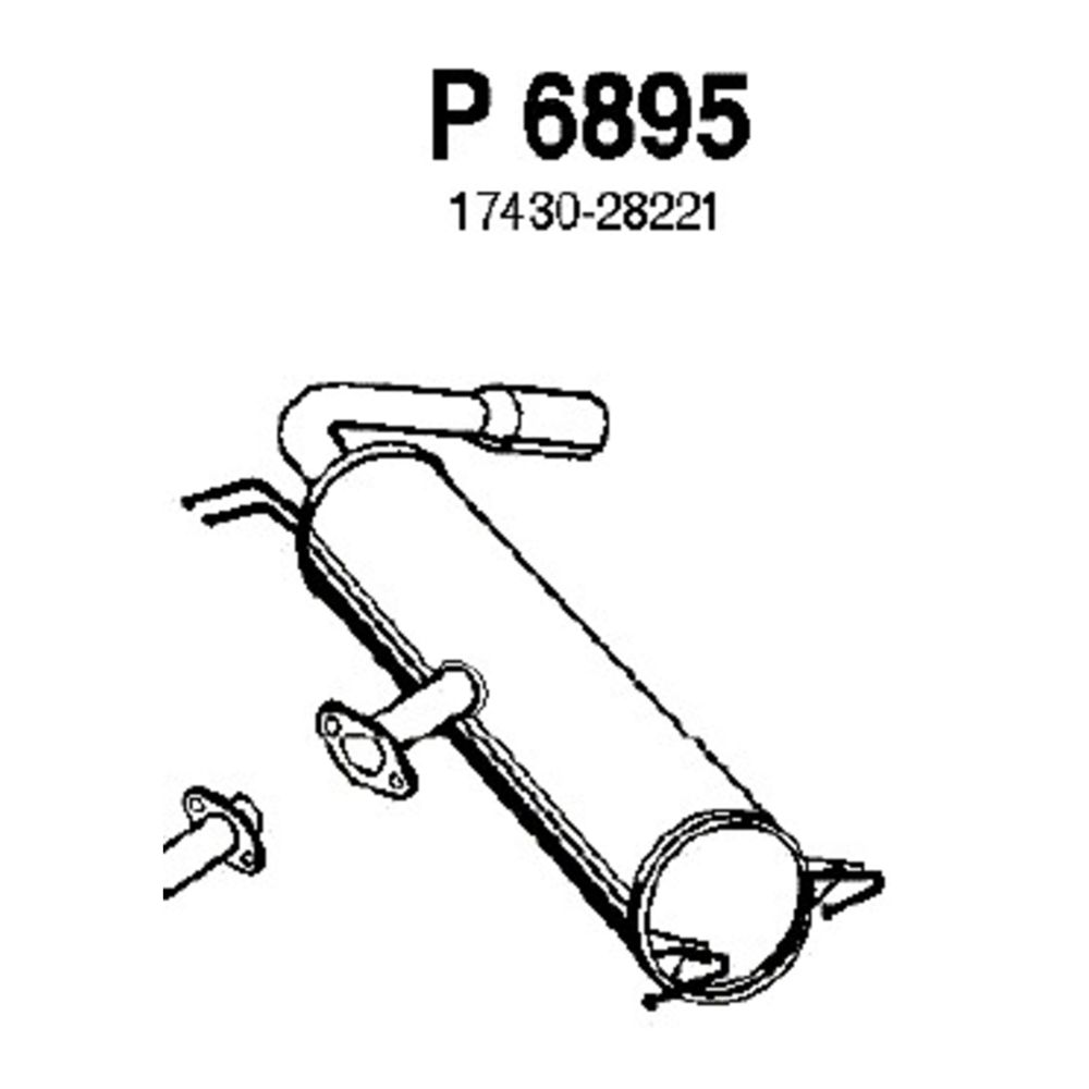 Takaäänenvaimentaja 14-6784