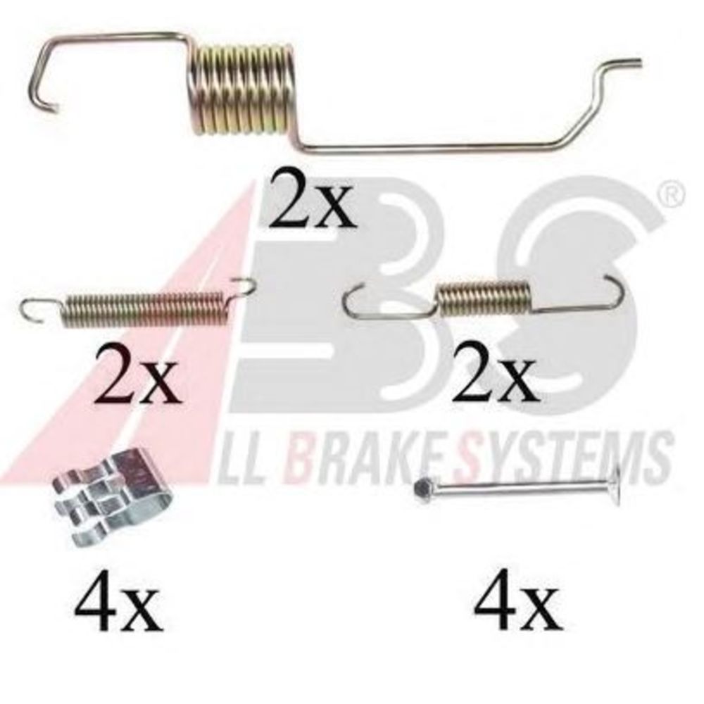 Jarrukenkien asennussarja 23-0798