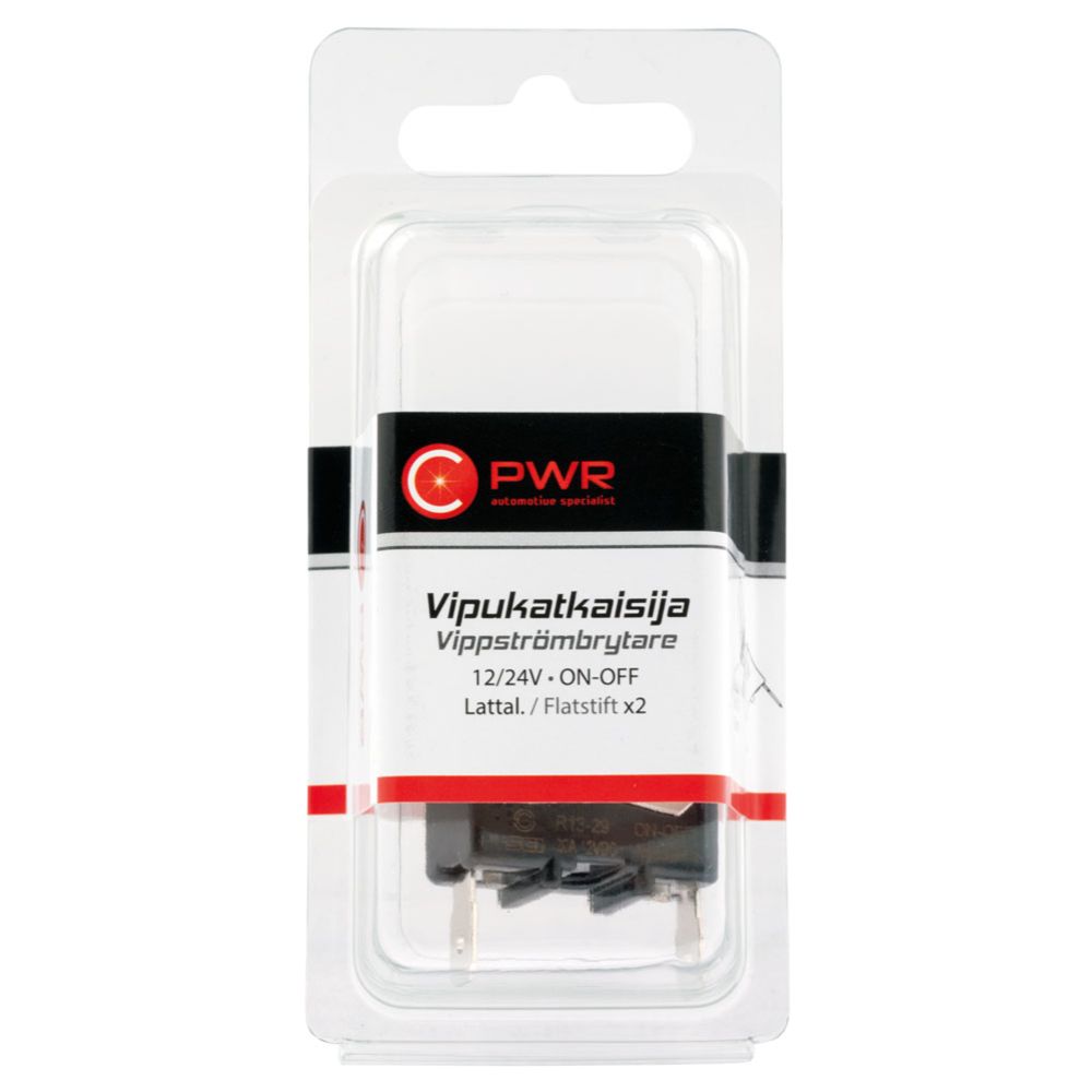 C-PWR vippströmbrytare 12/24 V ON-OFF