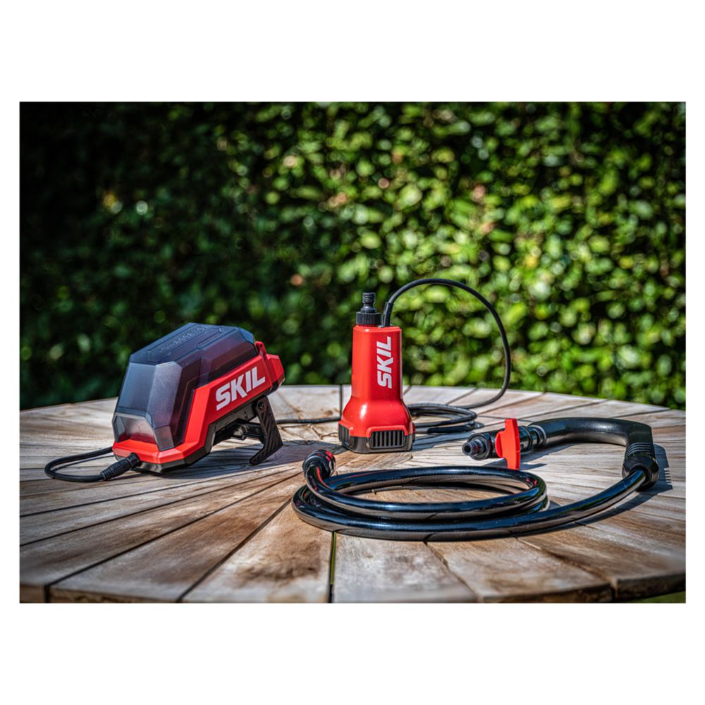 SKIL akkukäyttöinen uppopumppu 0781CA puhtaalle vedelle runko