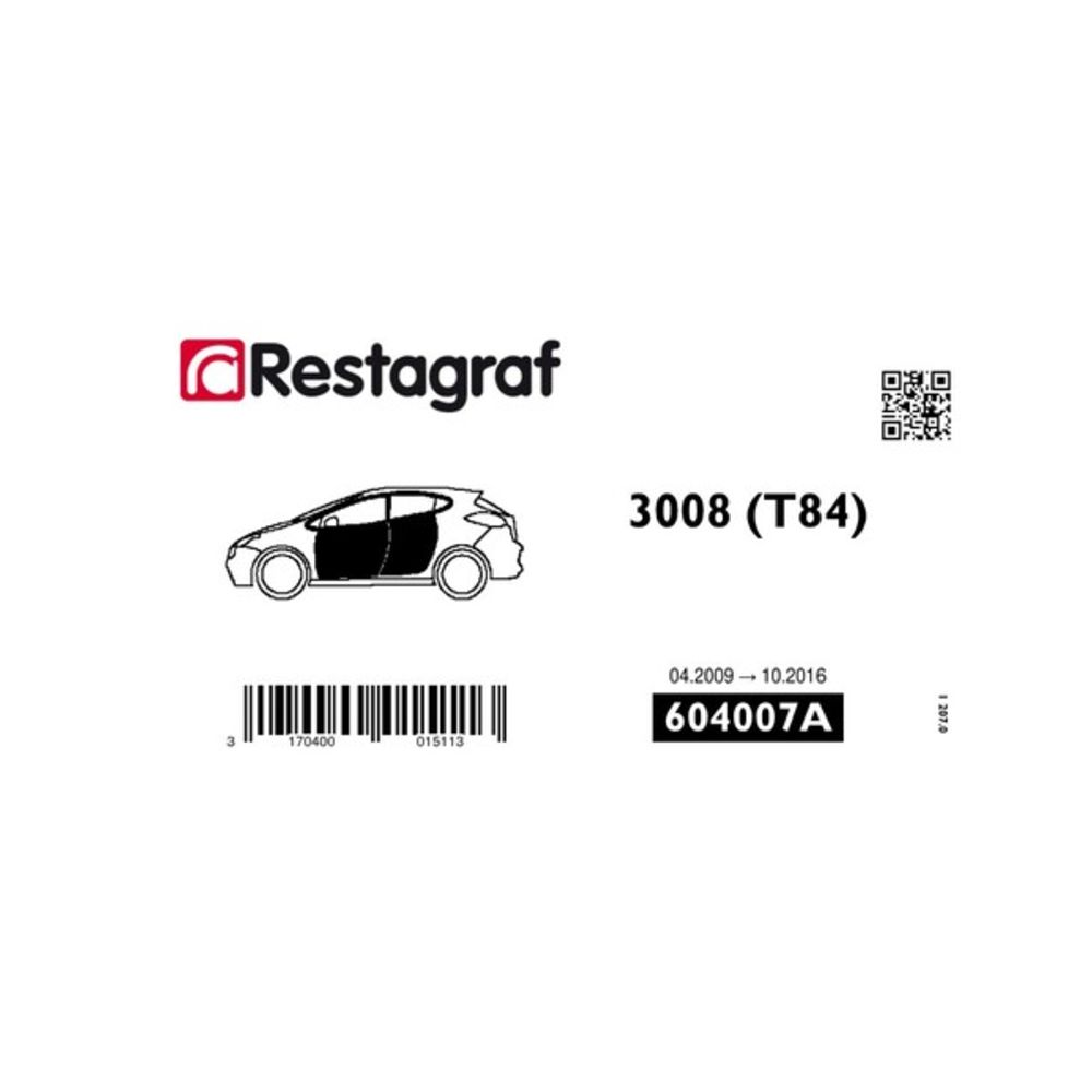Fästsats Peugeot dörr 604007A 69 delar