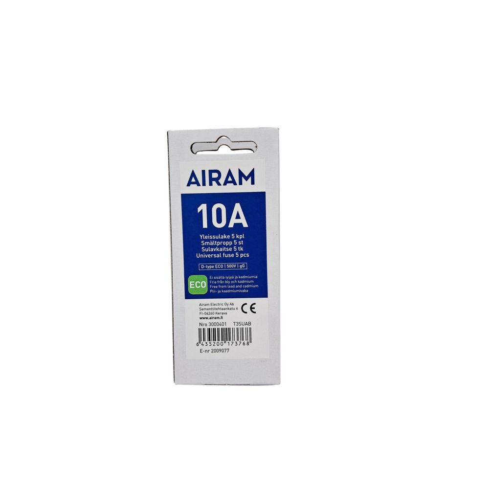 Airam yleissulake 10 A 500 V 5 kpl