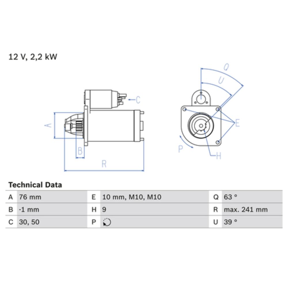 Startmotor 13-8092