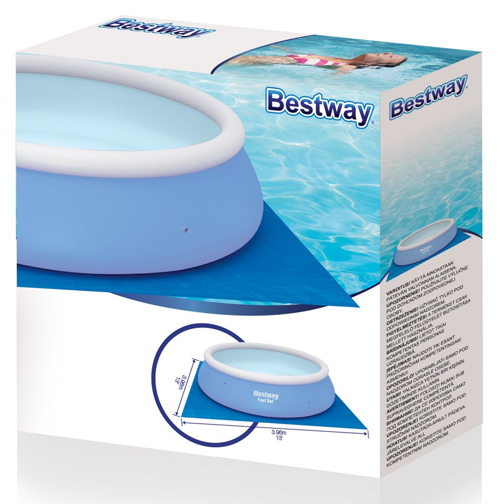 Bestway basseini alus-kaitsematt 396 x 396 cm