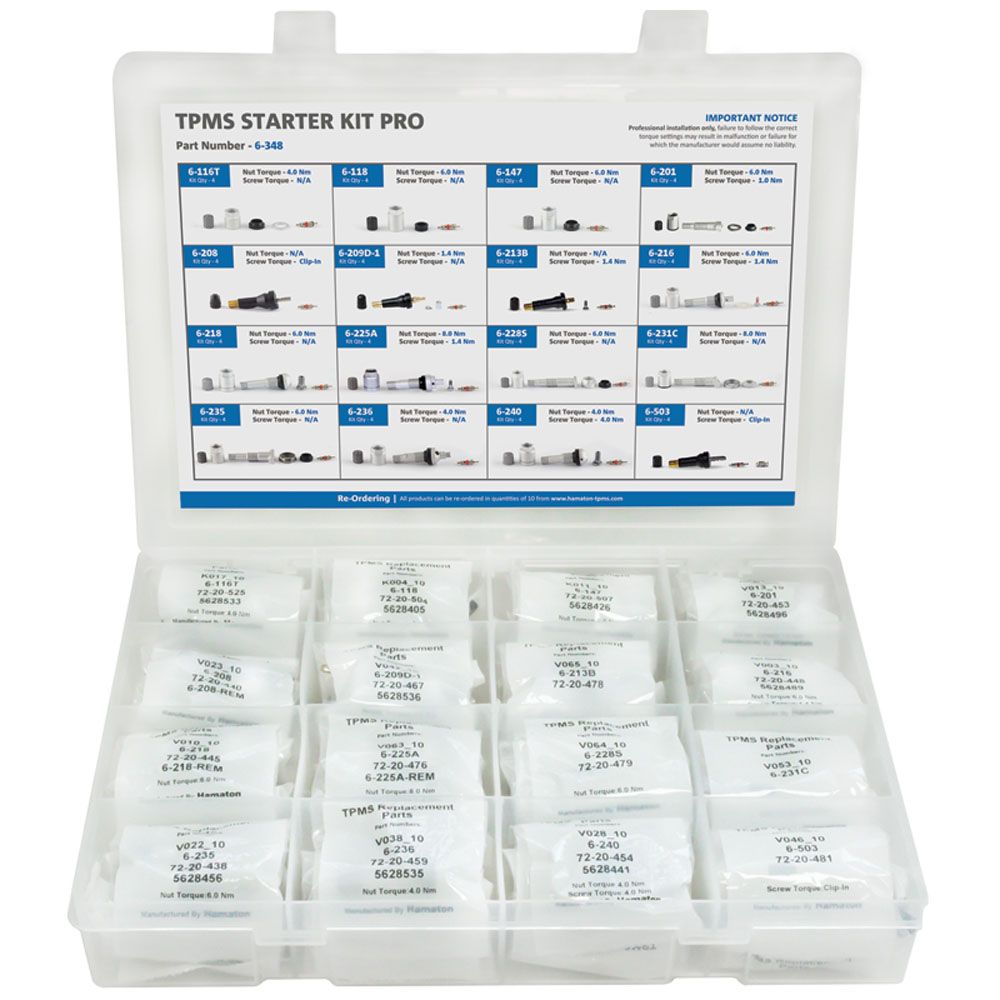 Hamaton TPMS-andurite remondikomplekt Pro Kit-ist
