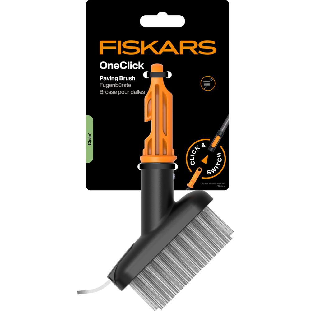 Fiskars OneClick kiveysten puhdistusharja