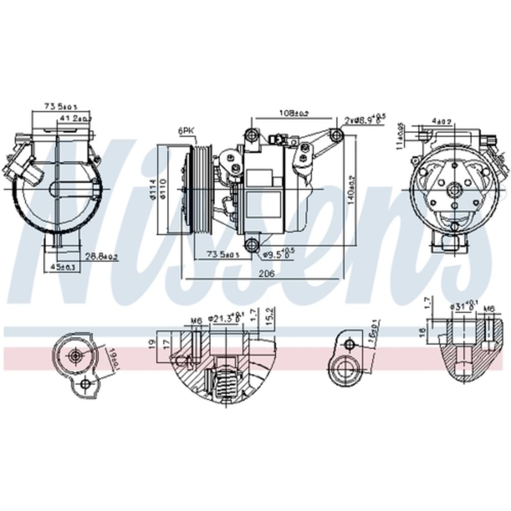 Ilmastointilaitteen kompressori 30-05103