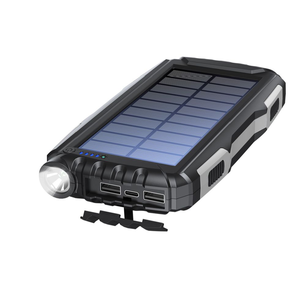 Denver PSO-20010 powerbank med solcell 20 000 mAh
